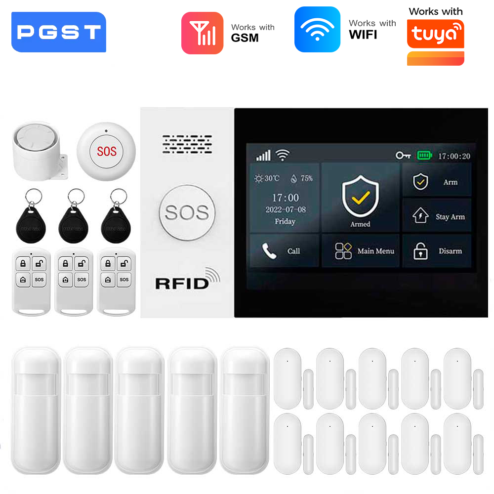 2.4G WIFI Smart GSM Alarm Syst - огляд і ціна Sim Gsm Alarm
