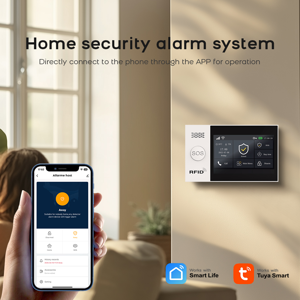 PG-107 Tuya Wireless Home WIFI - огляд і ціна Sim Gsm Alarm