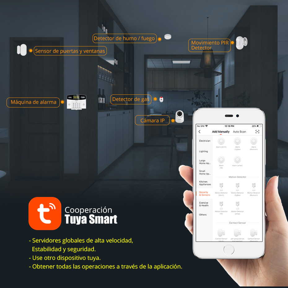 Fuers Tuya Smart Alarm System  - огляд і ціна Home Security Front Door Camera