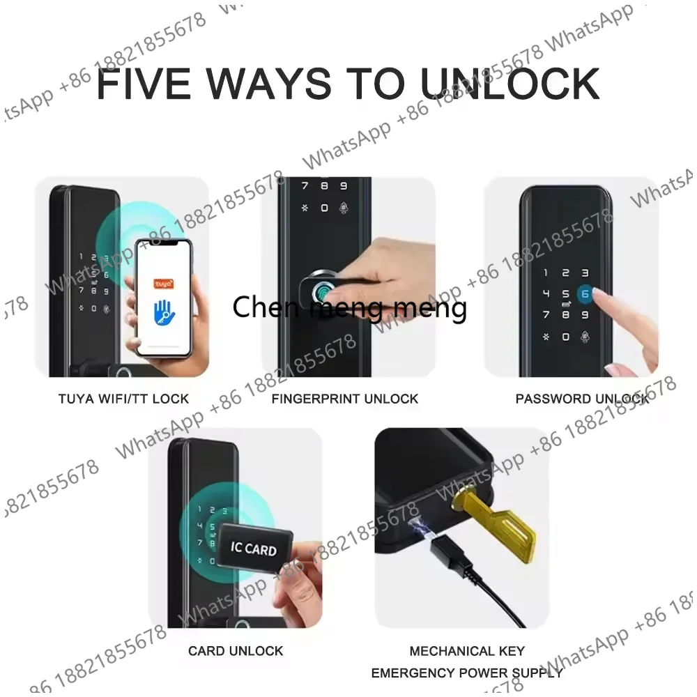 Rfid Fingerprint Handle Smart  - огляд і ціна Home Security Battery Replacement