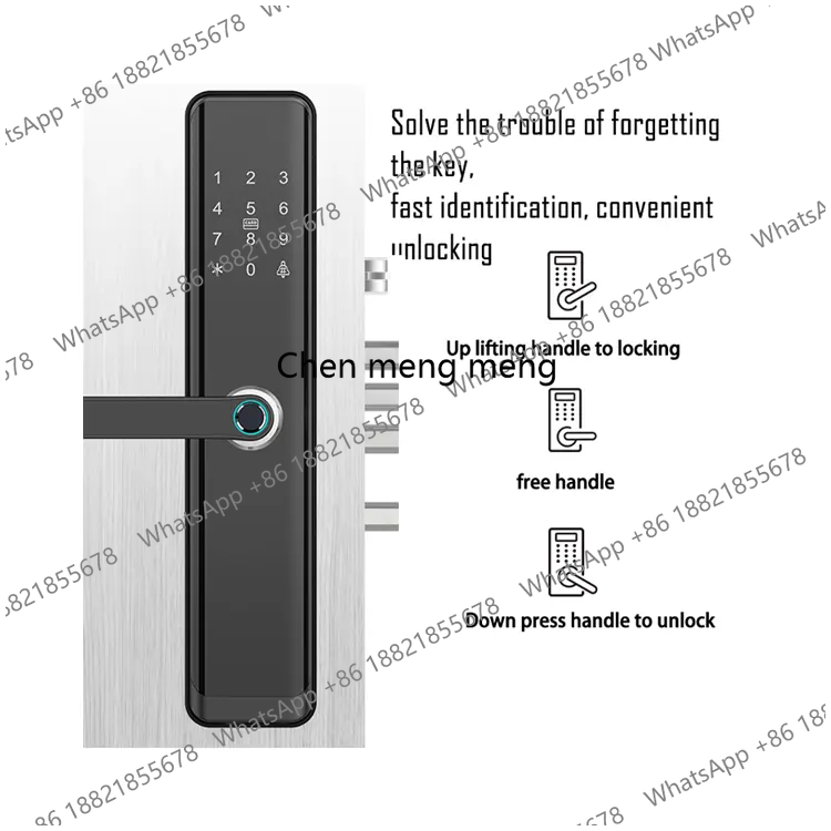 Rfid Fingerprint Handle Smart  - огляд і ціна Home Security Battery Replacement
