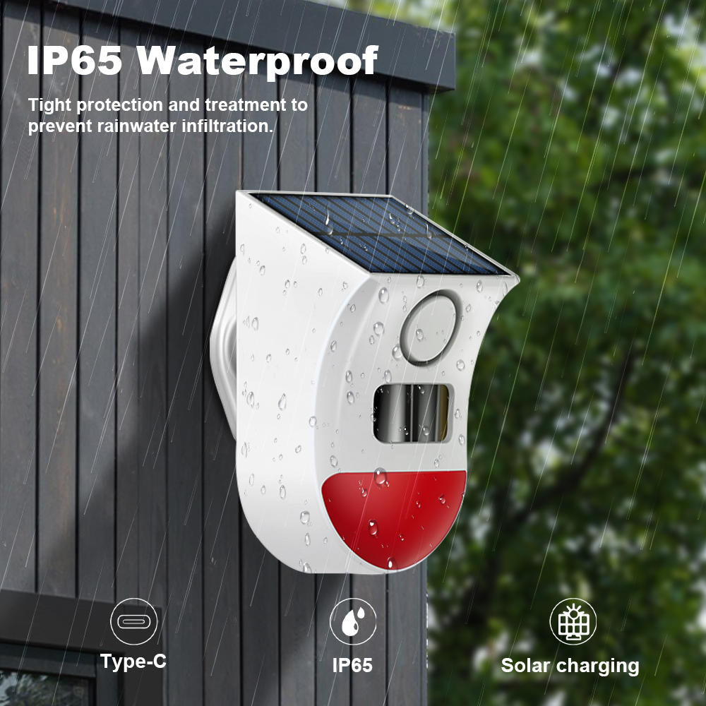 Tuya Zigbee Solar Siren Alarm  - огляд і ціна Sim Gsm Alarm