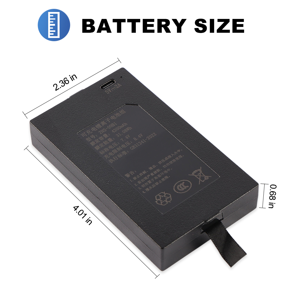 ZNS-09B1 4200mAh C+C- P-P+ Rep - огляд і ціна Home Security Battery Replacement